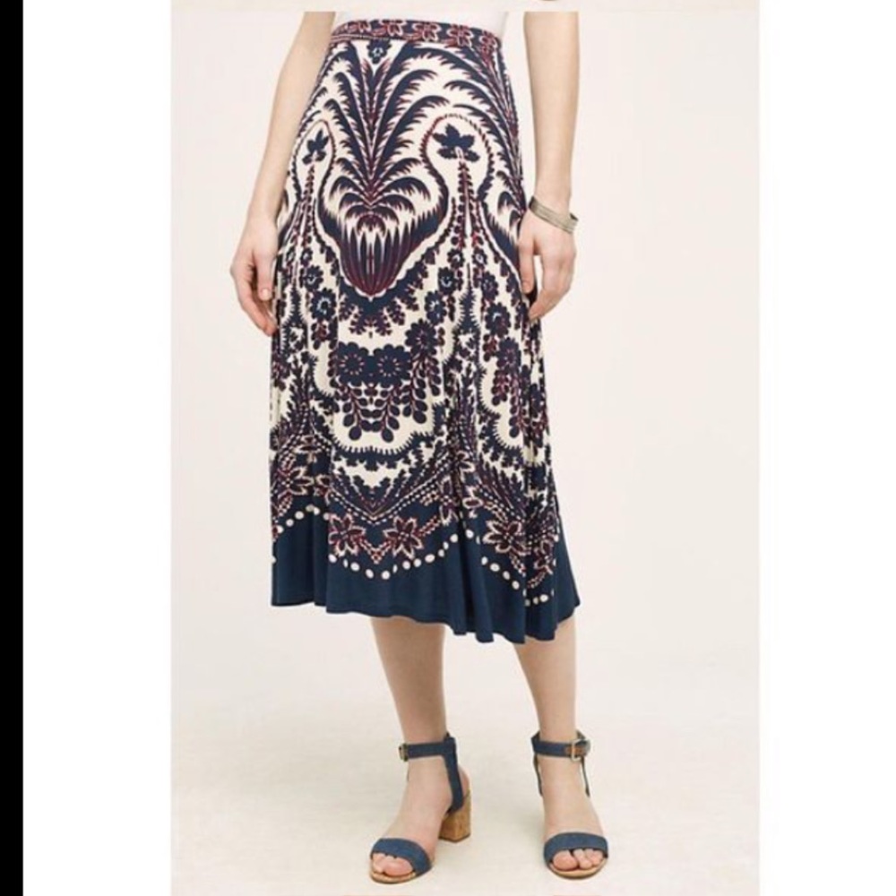 Anthropologie, Plenty by Tracy Reese, Medium skirt with paisley print.